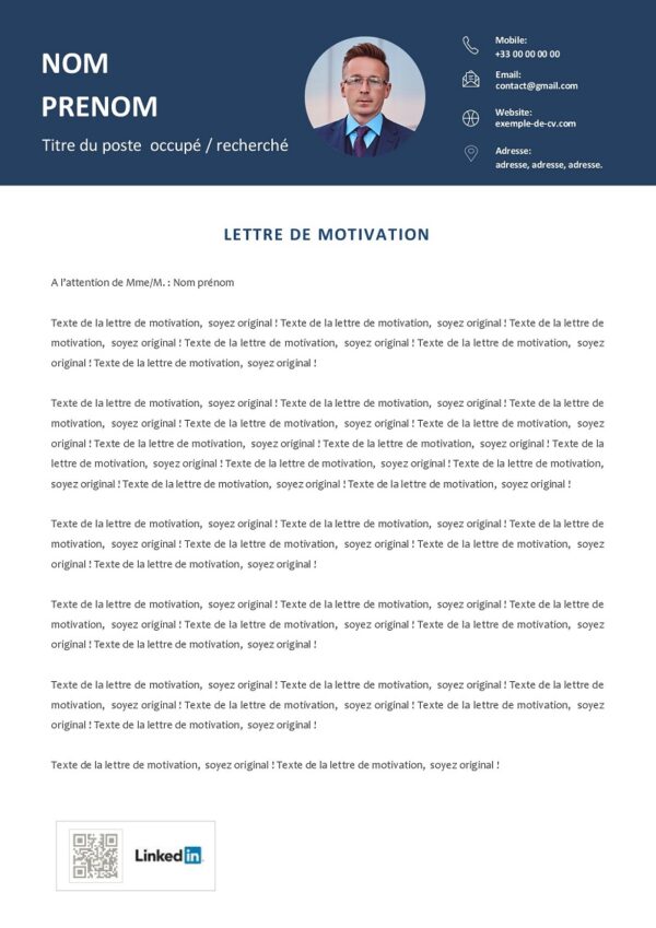 lettre de motivation community manager