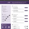 CV moderne pour Manager format Word